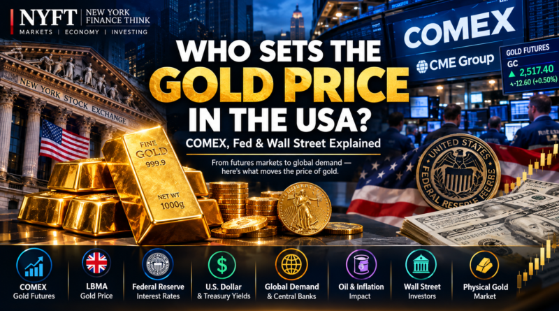 COMEX GOLD FUTURES, FEDERAL RESERVE AND WALL STREET GOLD PRICE MARKET