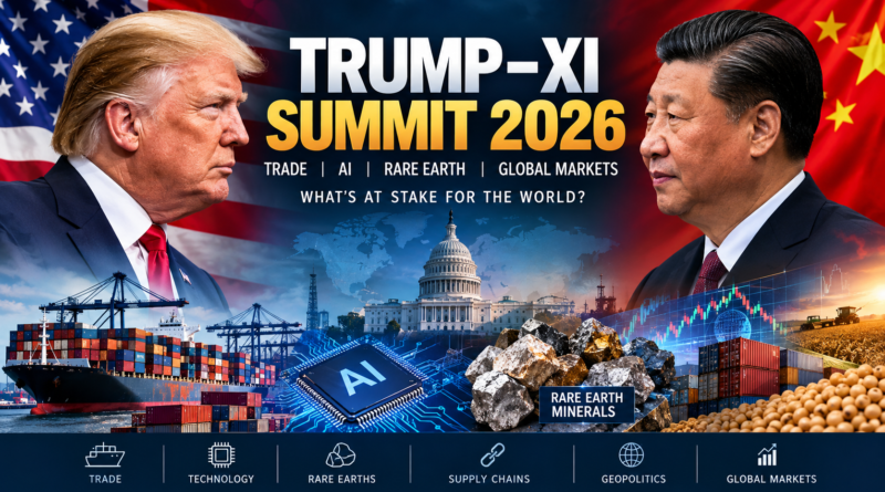 Trump Xi Summit 2026 on US China trade AI rare earth minerals and global markets