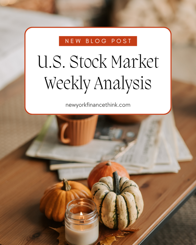 U.S. stock market weekly analysis showing S&P 500, Dow Jones, Nasdaq, Russell 2000, Treasury yields and crude oil