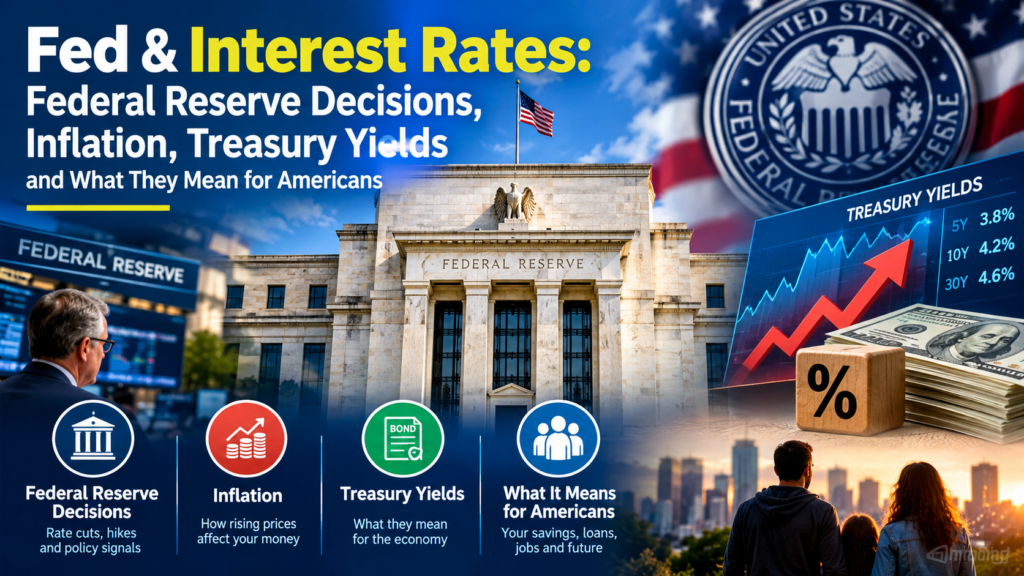 Federal Reserve interest rates, inflation, Treasury yields, and their impact on American households and the U.S. economy