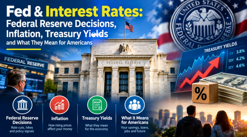 Federal Reserve interest rates, inflation, Treasury yields, and their impact on American households and the U.S. economy