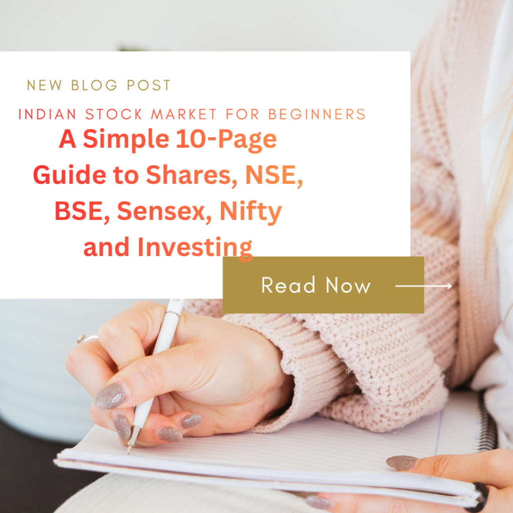 Indian stock market for beginners explaining Sensex Nifty NSE BSE and shares