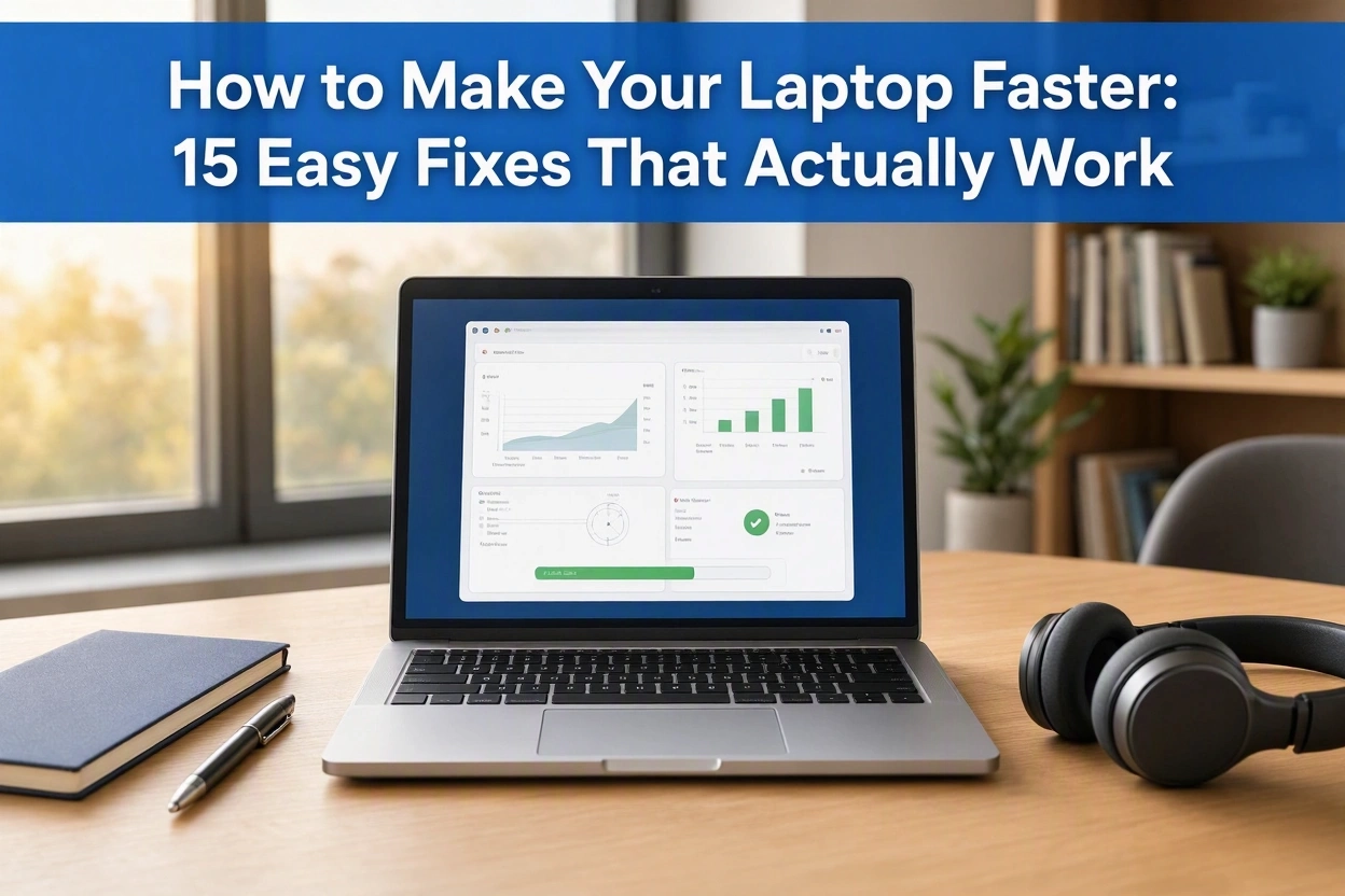 How to make a slow laptop faster with simple Windows performance fixes