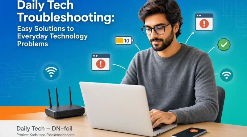 Daily tech troubleshooting guide to fixing common laptop and computer problems