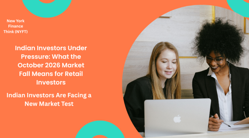 Indian investors under pressure as October 2026 market fall affects Nifty Sensex and retail investors