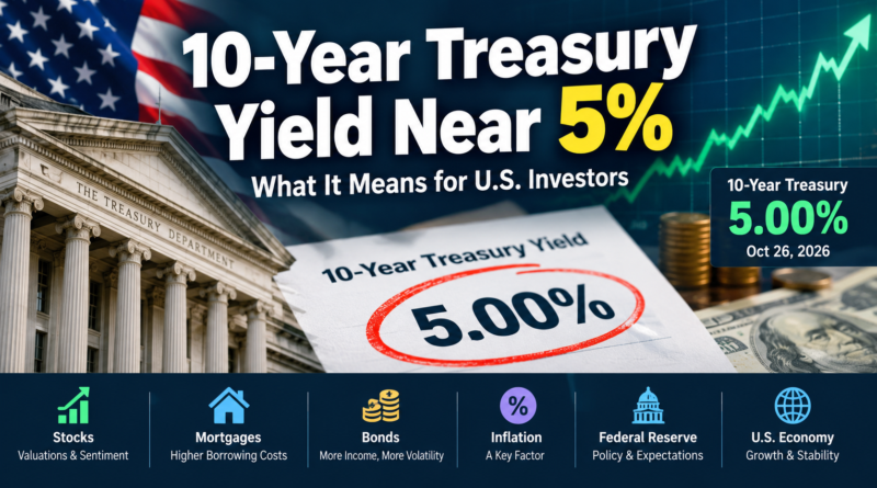 10-Year Treasury yield near 5 percent as investors watch U.S. bond market and interest rates