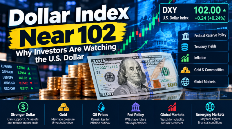 Dollar Index near 102 as investors watch the U.S. dollar and global markets