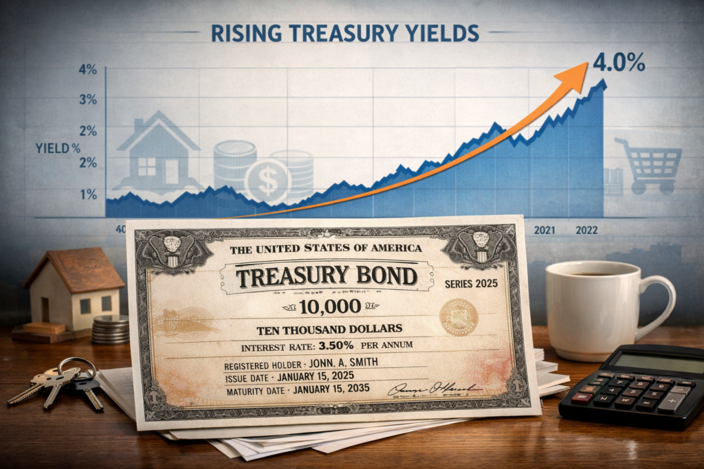 U.S. Treasury yields 2026 and Treasury rates affecting investors, mortgages and American households