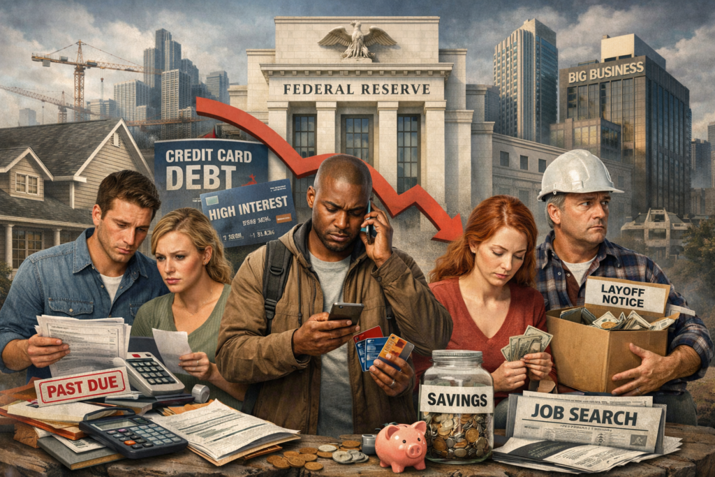 Inflation and interest rates 2026 showing Federal Reserve policy, markets and American household finances