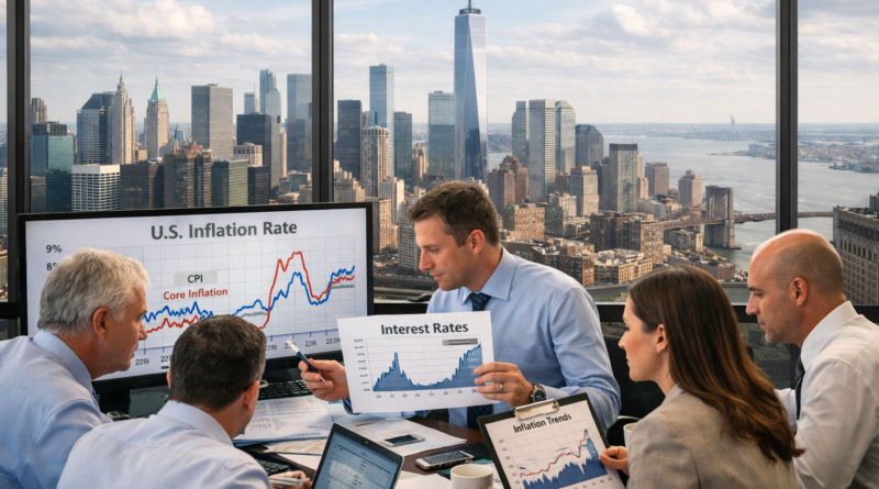 US financial market analysis for October 13, 2026, featuring Wall Street, the American flag, stock market charts, and financial market trends.