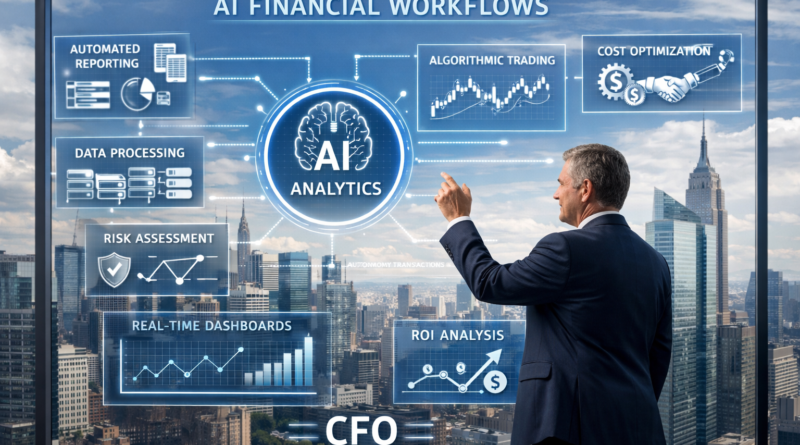 CFO using agentic AI for corporate finance, invoice automation, treasury management, and vendor pricing analysis